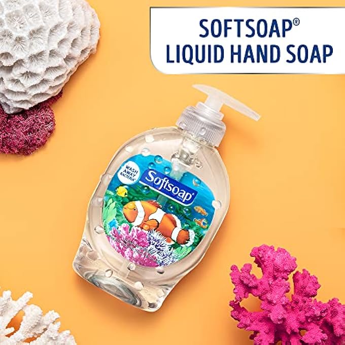 Softsoap صابون يد سائل، حوض السمك - 7.5 أونصة سائلة (عبوة من 6) - Image 3